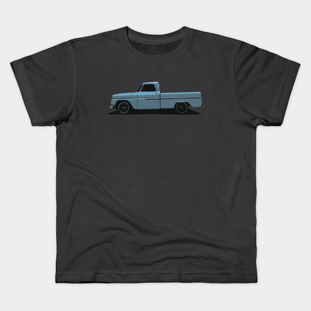 1965 Chevy C-10 Kids T-Shirt by mal_photography